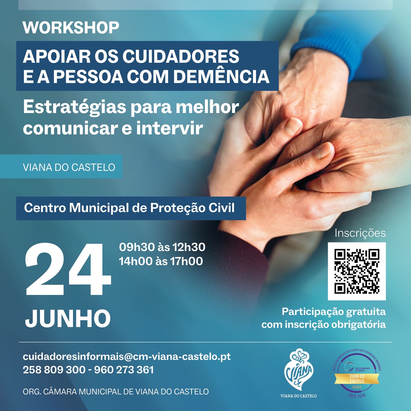 Workshop - APOIAR OS CUIDADORES E A PESSOA COM DEMÊNCIA