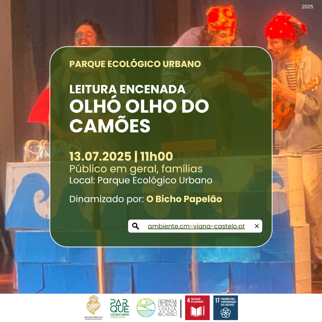LEITURA ENCENADA PELO BICHO PAPELÃO - “Olhó olho do Camões”