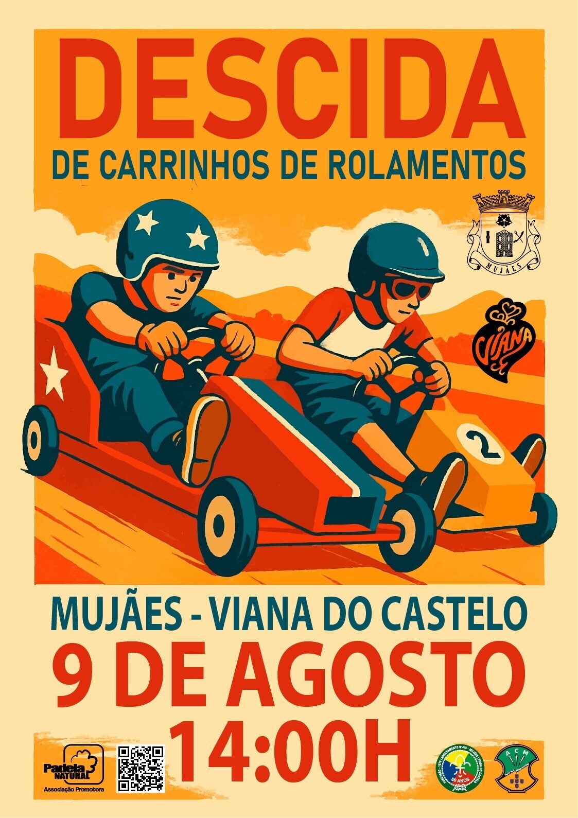Descida de Carrinhos de Rolamentos - Mujães