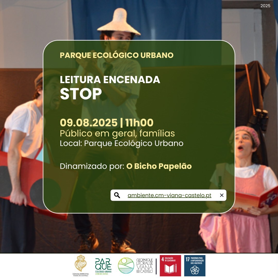 Teatro – Leitura Encenada pelo Bicho Papelão “STOP” 
