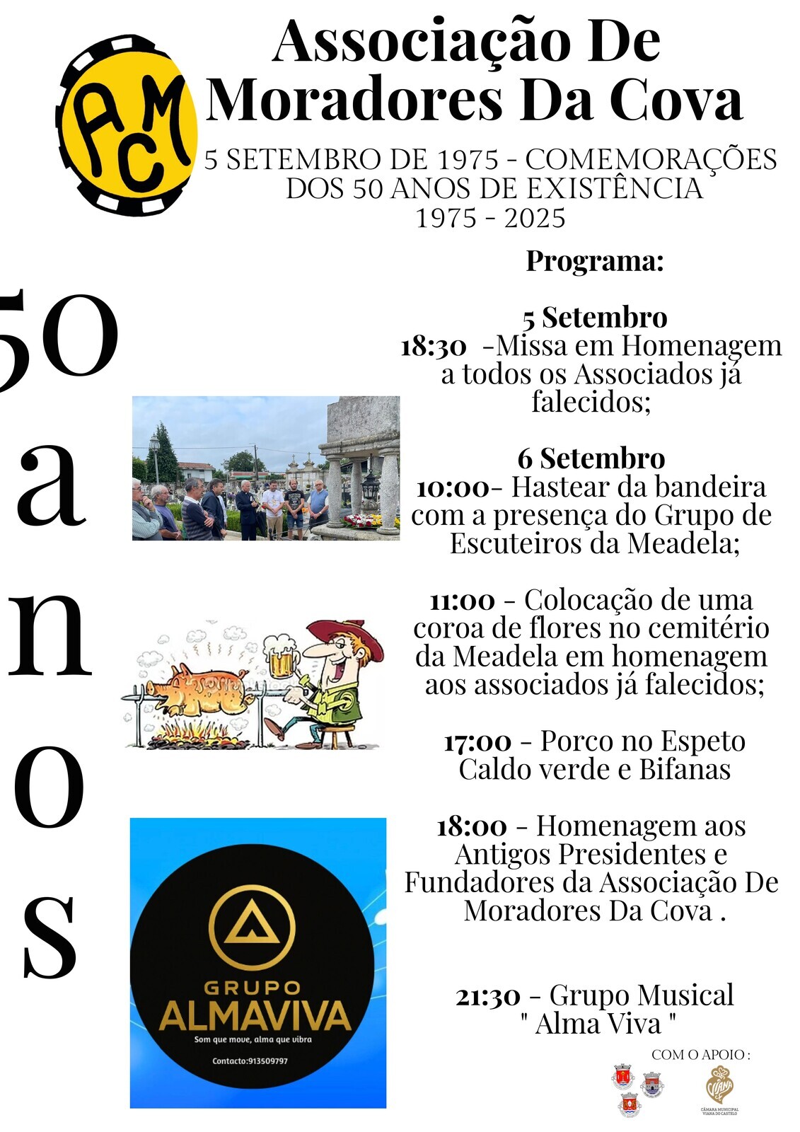 50 anos da Associação de Moradores da Cova