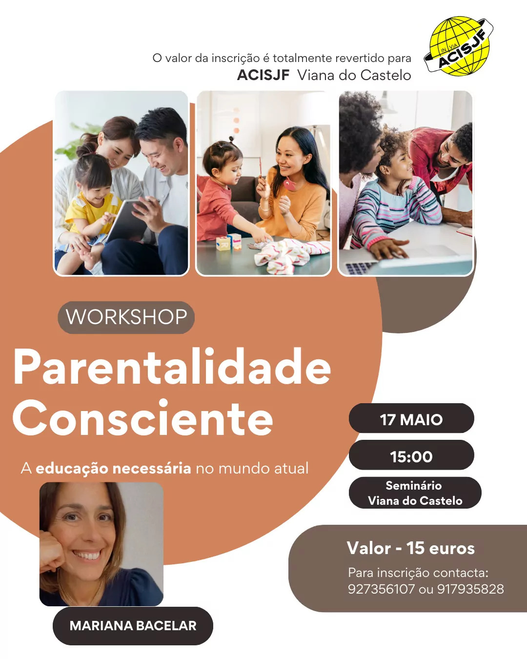 Workshop “Parentalidade Consciente” por Mariana Bacelar