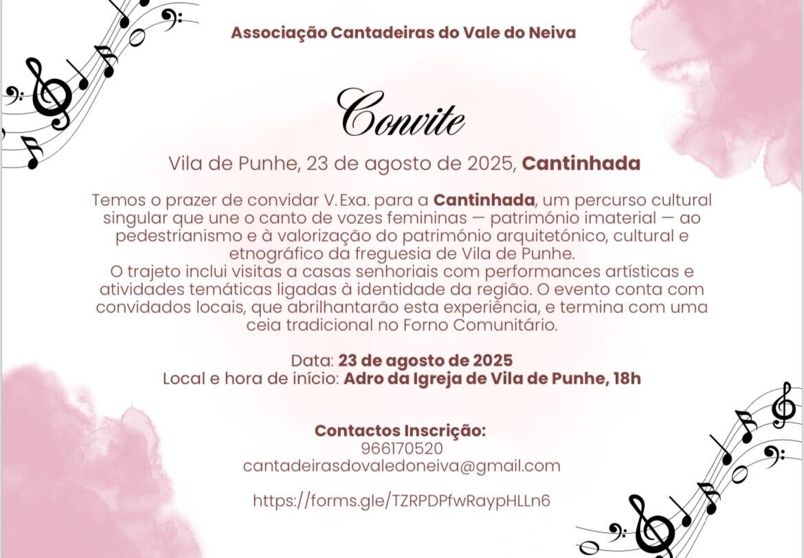 Primeira edição da Cantinhada em Vila de Punhe