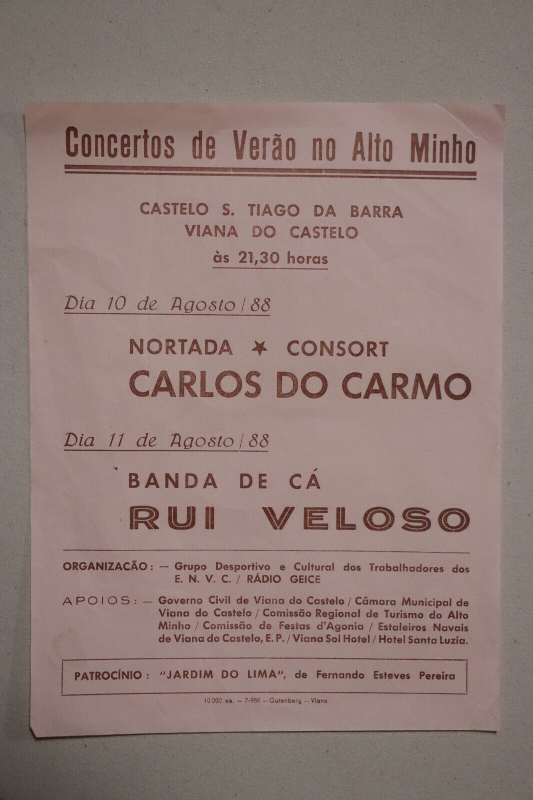 “Cartazes do Grupo – 58 anos” - Ciclo de Exposições Temporárias GDCTENVC