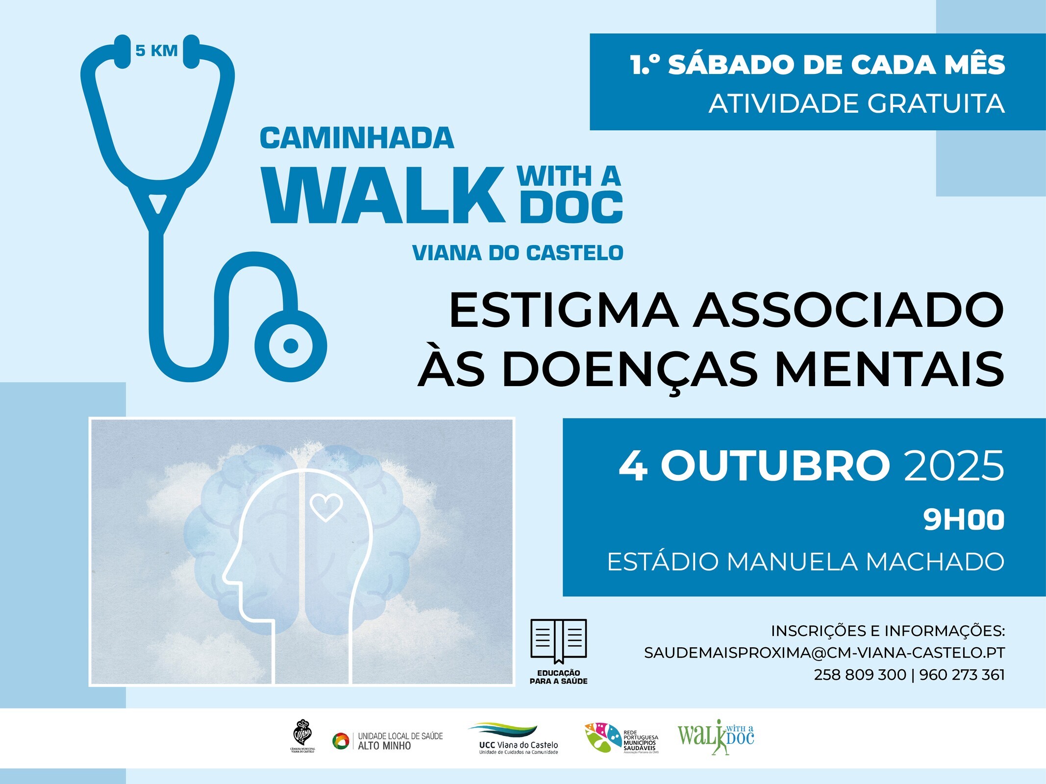 Caminhada Walk with a Doc Viana do Castelo - “Estigma associado às doenças mentais”