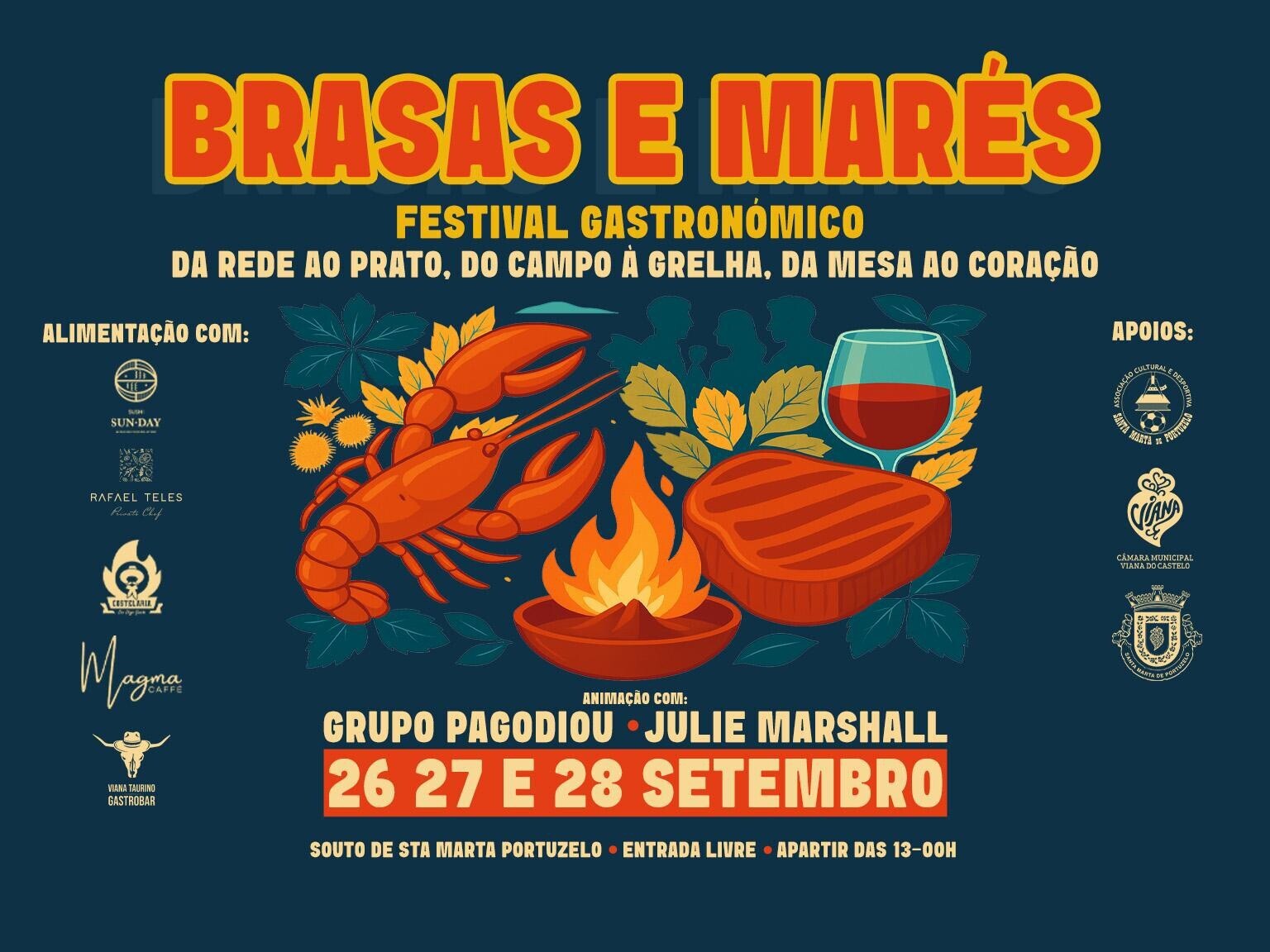 BRASAS E MARÉS – Festival Gastronómico