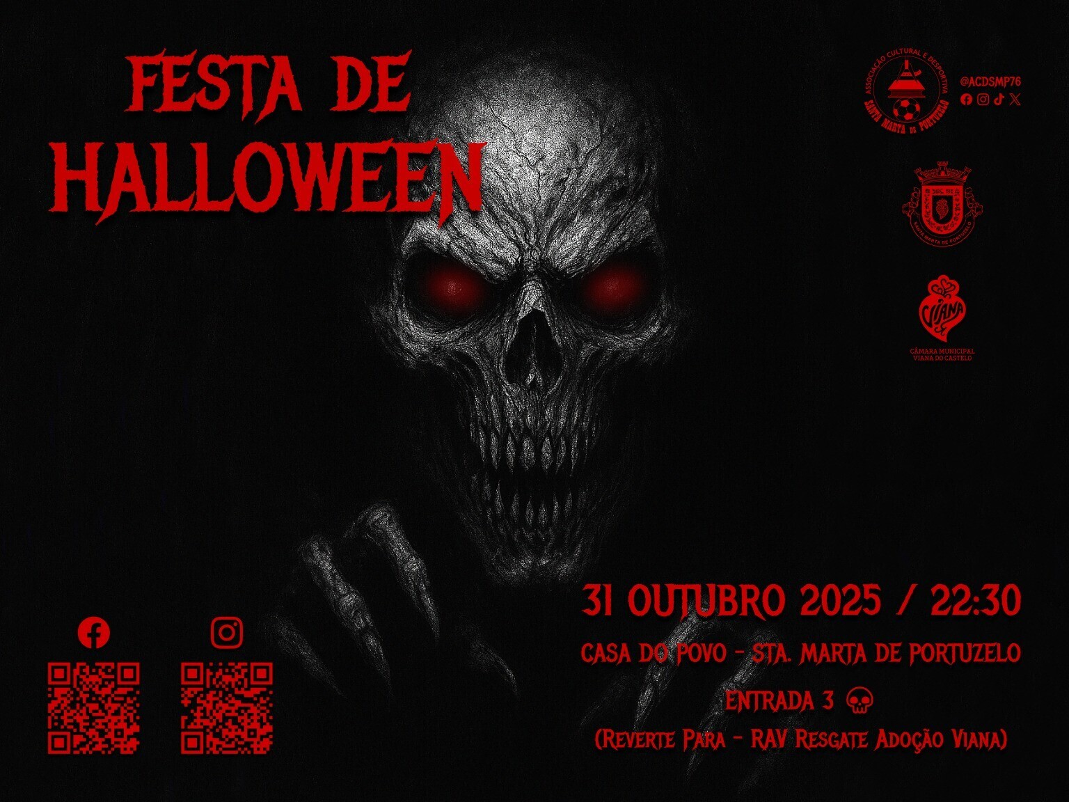 Halloween -  Associação Cultural e Desportiva de Santa Marta de Portuzelo