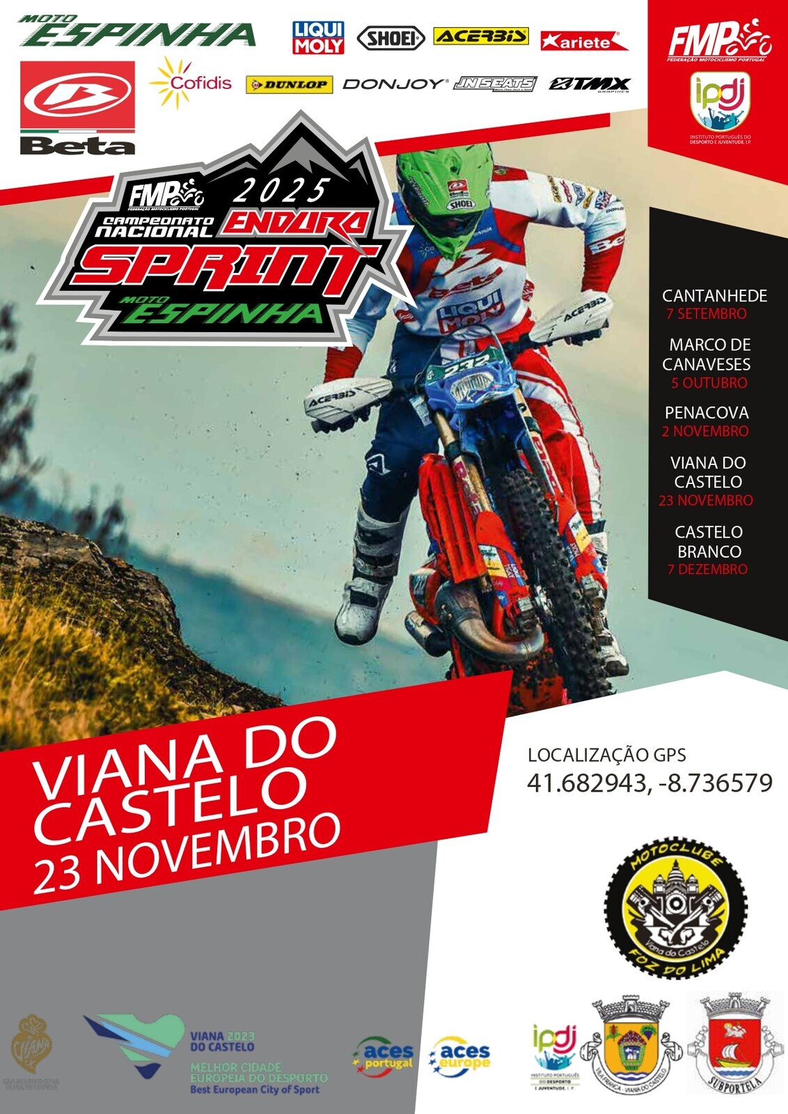Prova de ENDURO SPRINT DE VIANA 2025 - Campeonato Nacional de Enduro Sprint Moto Espinha 2025