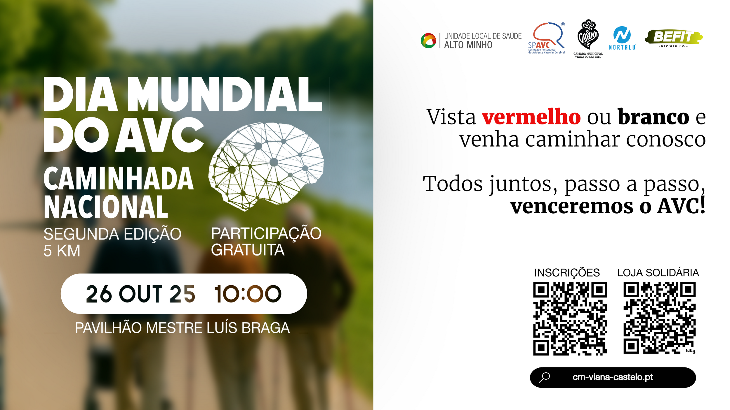 Dia Mundial do AVC -  Caminhada Nacional