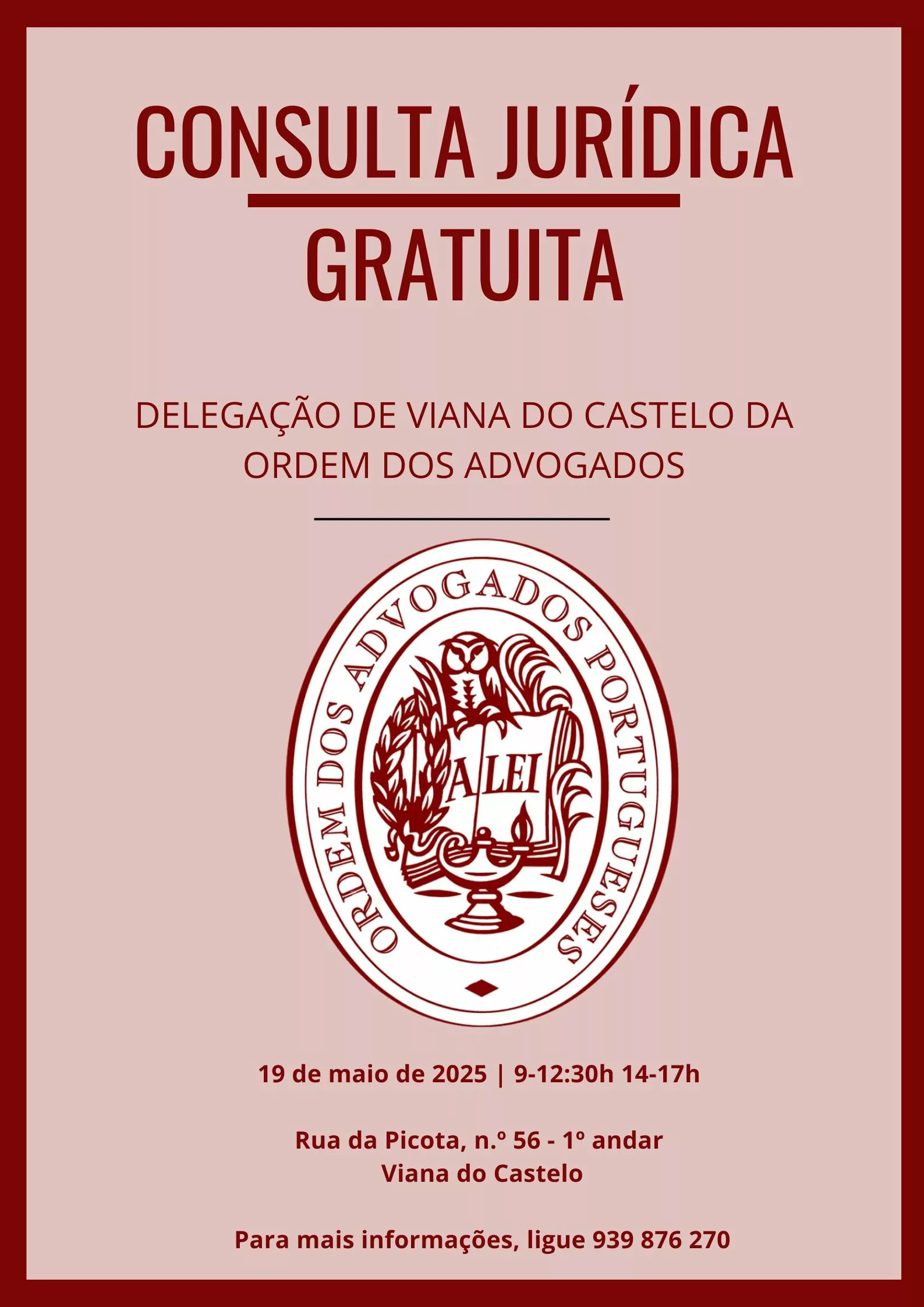 Dia da Consulta Jurídica Gratuita