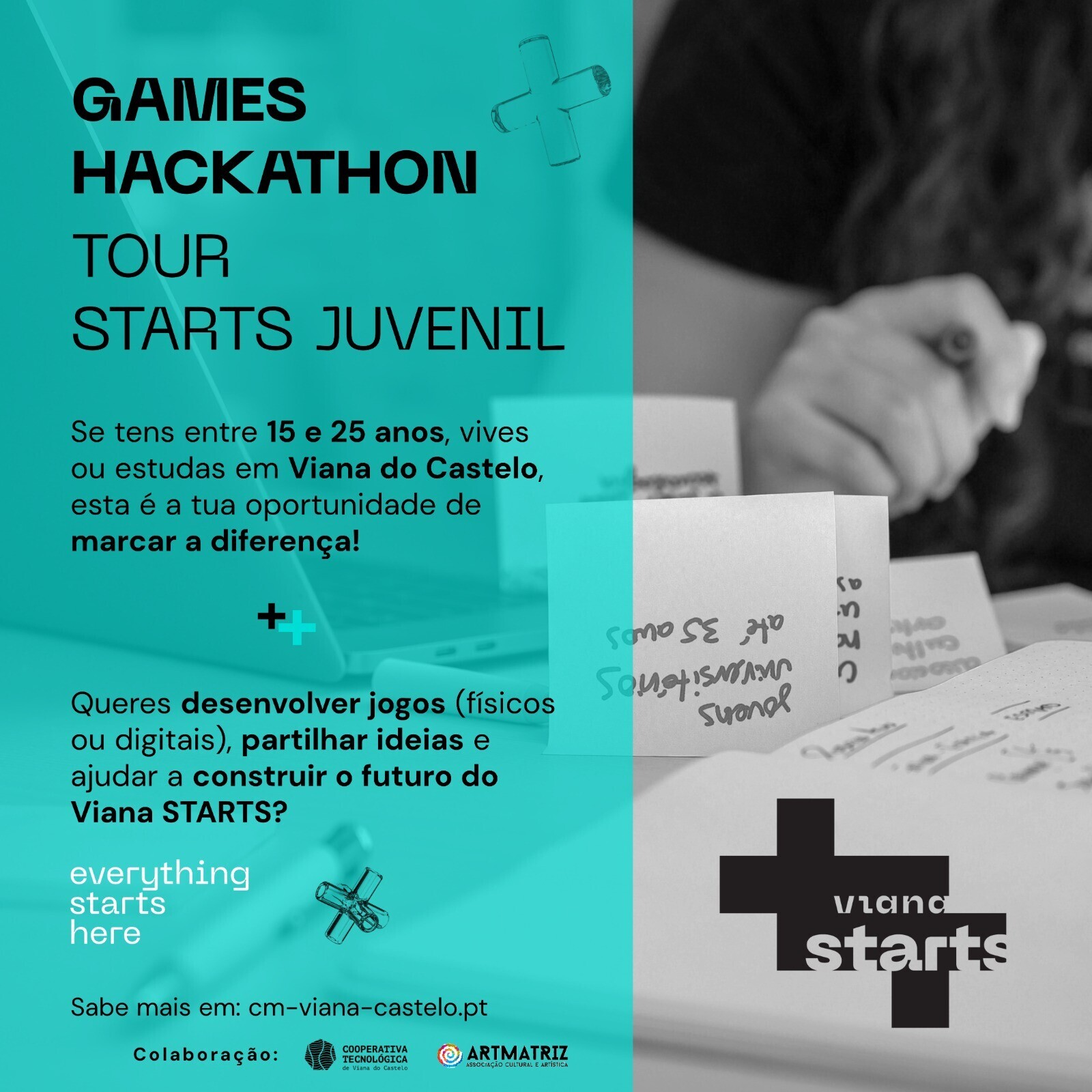 Jovens de Viana desafiados a criar jogos no “Games Hackathon – Tour STARTS Juvenil”