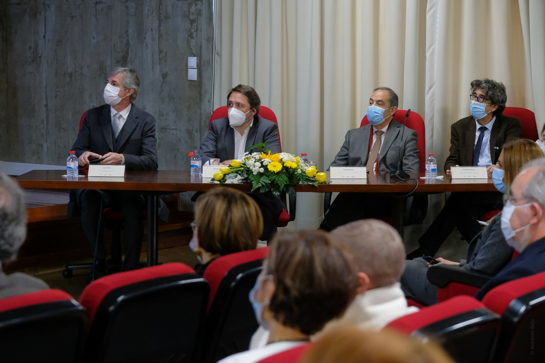 Projeto da Unidade de Saúde Familiar da Meadela apresentado ao Secretário de Estado da Saúde