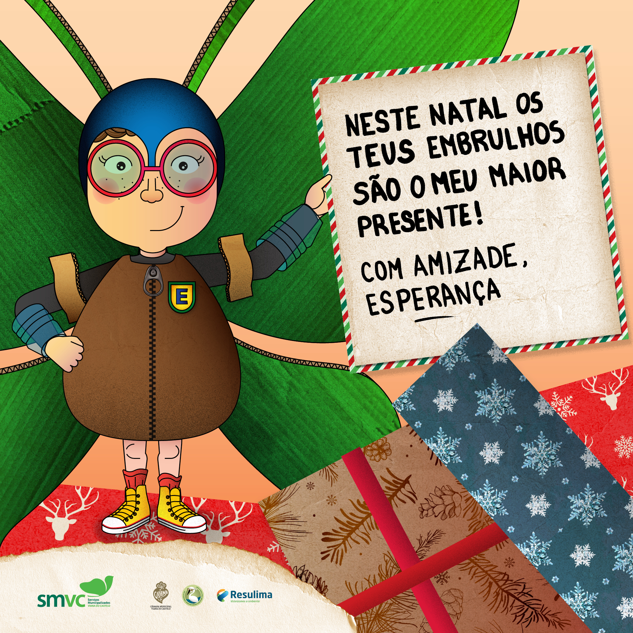 Campanha volta a apelar à reciclagem do papel de embrulho dos presentes de Natal