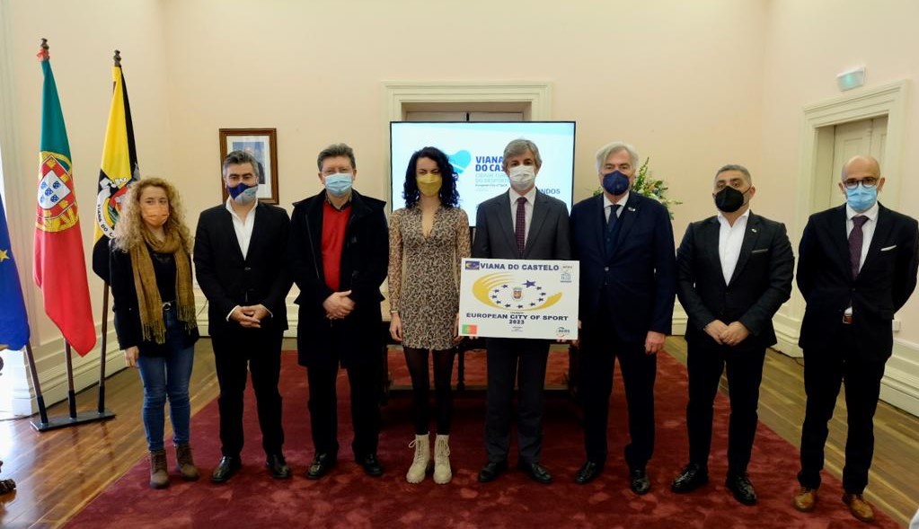 Comissão de avaliação ACES Europe em Viana do Castelo para analisar candidatura a Cidade Europ...
