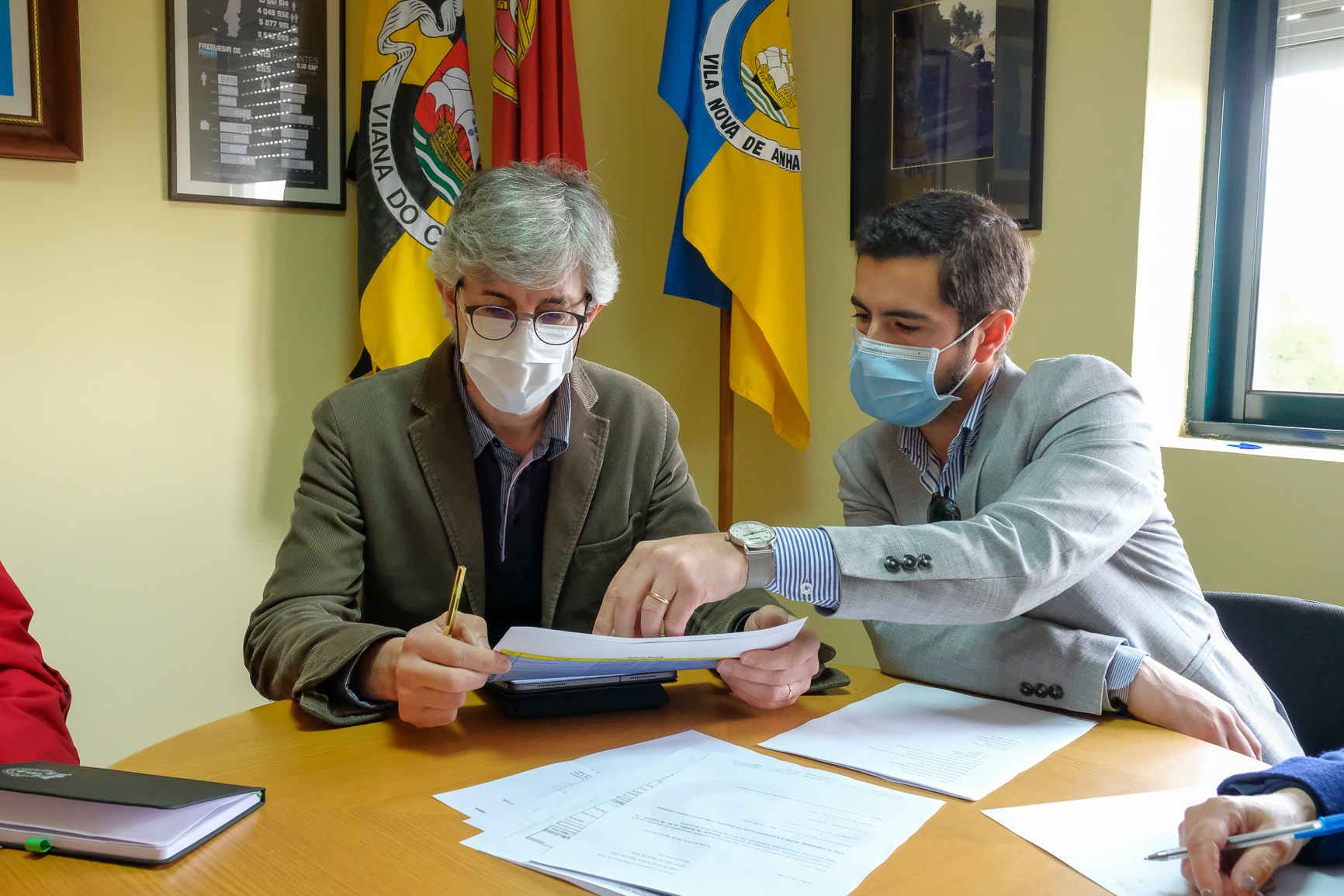 Executivo municipal visitou freguesia de Vila Nova de Anha