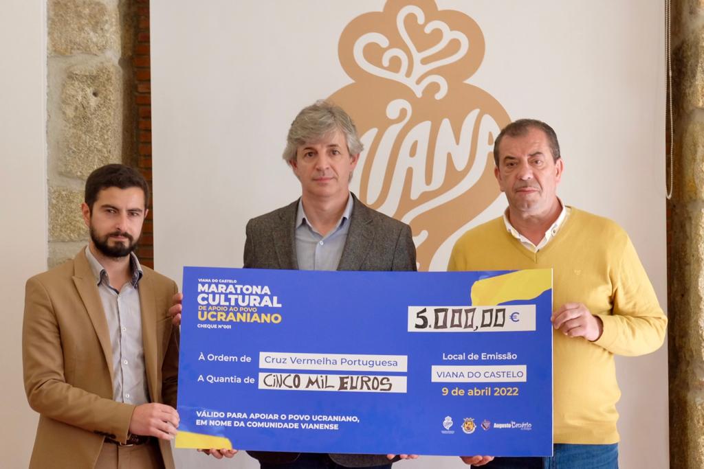 Maratona Cultural angariou 5.000 euros a Favor do Povo Ucraniano