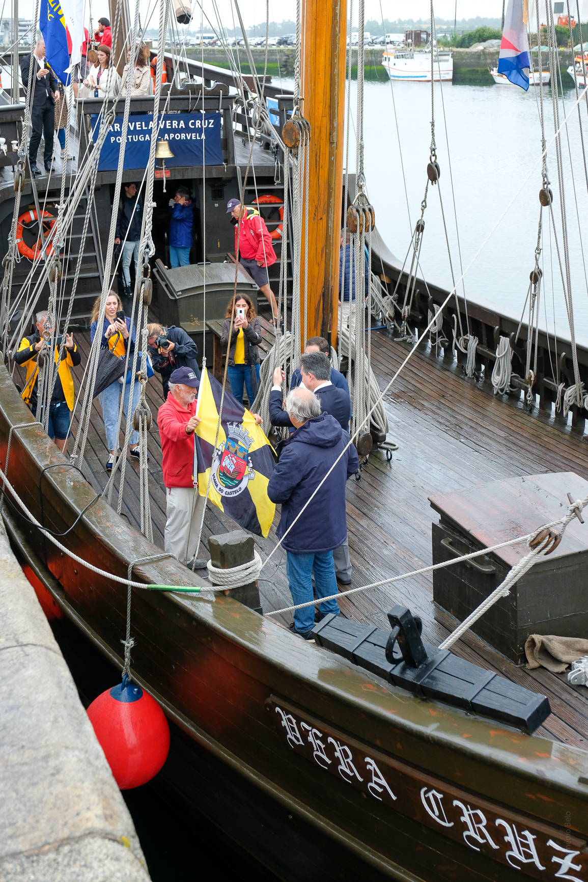 Caravela Vera Cruz em Viana do Castelo no âmbito do cruzeiro inaugural do “Caminho Marítimo d...