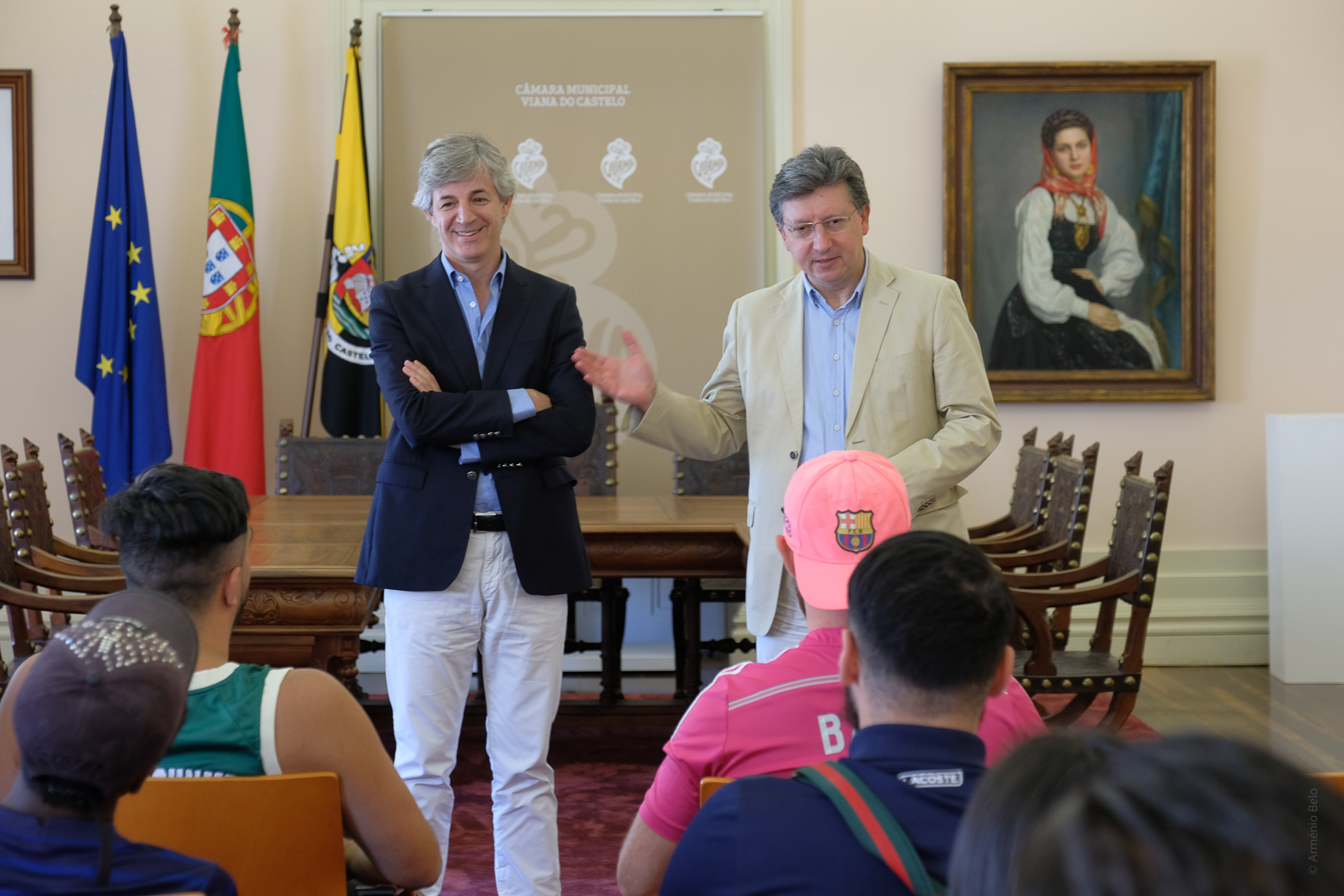 Autarca de Viana do Castelo recebe jovens de Pessac no âmbito da Temporada Portugal – Fran...