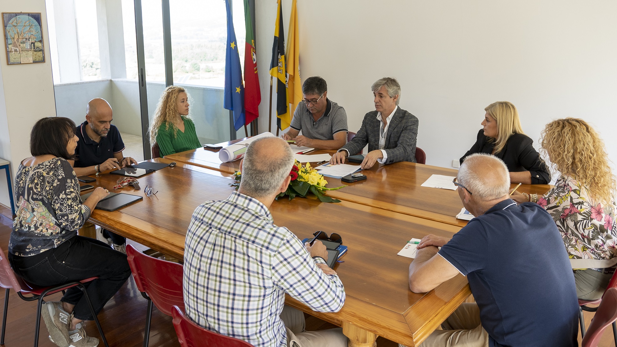 Presidente da Câmara e executivo visitaram União de Freguesias de Subportela, Deocriste e Porte...