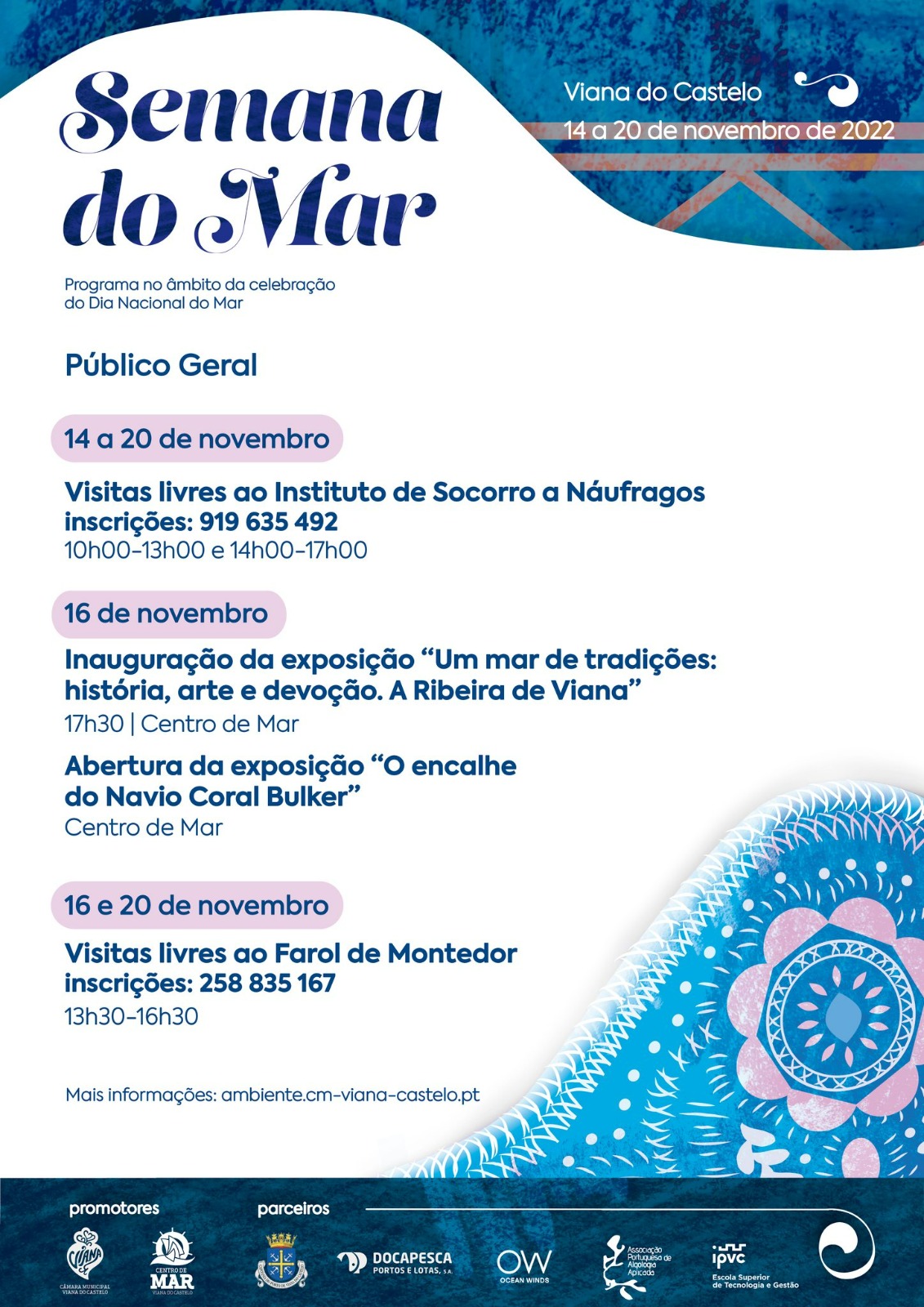 Viana do Castelo celebra Semana do Mar de 14 a 20 de novembro