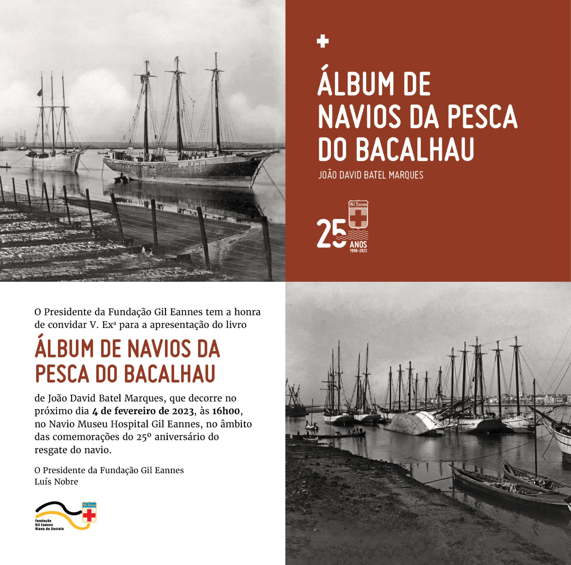 Apresentação do livro “Álbum de Navios da Pesca do Bacalhau” de João David Batel Marques