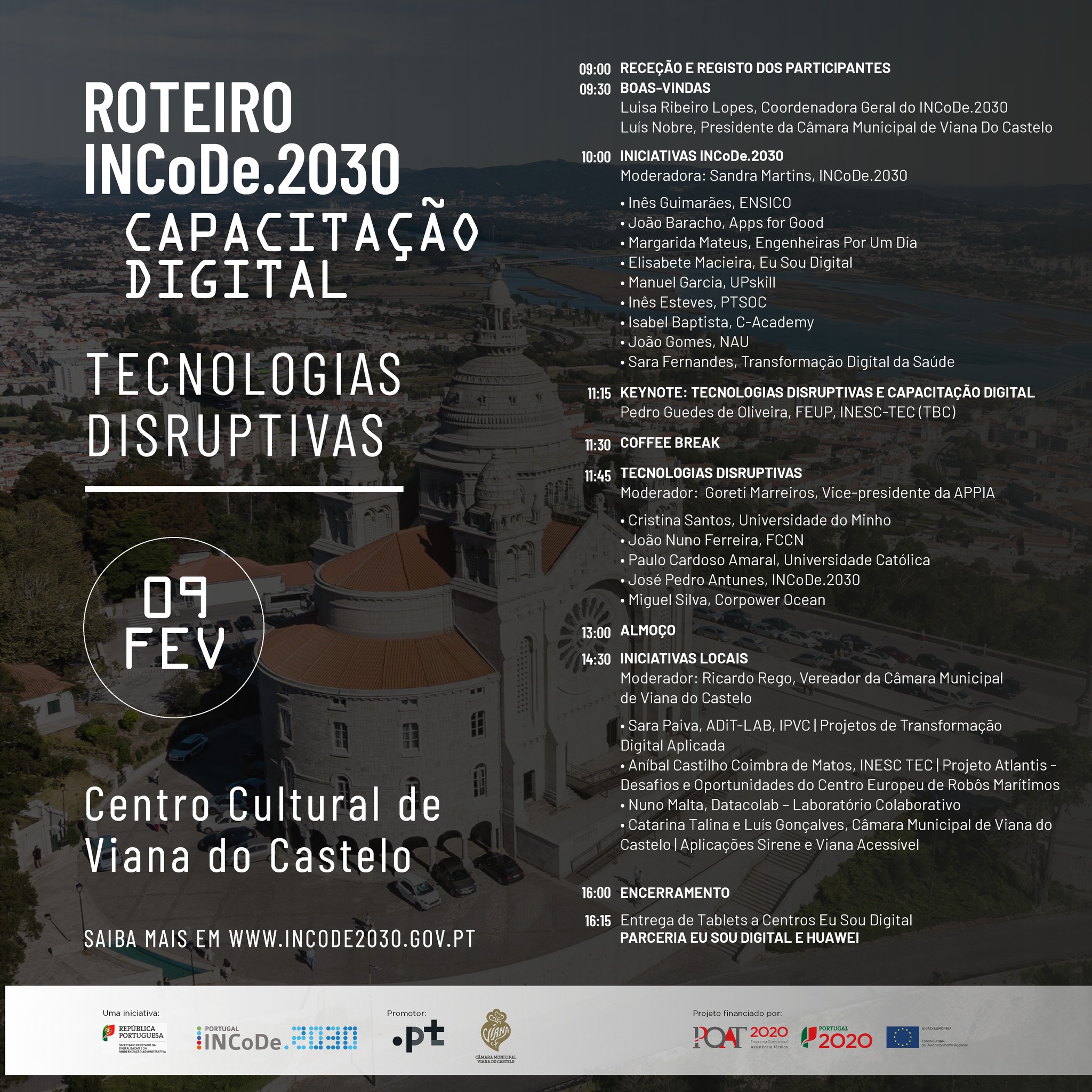 Centro Cultural de Viana do Castelo recebe amanhã Roteiro INCoDe.2030 sobre “Tecnologias Disru...