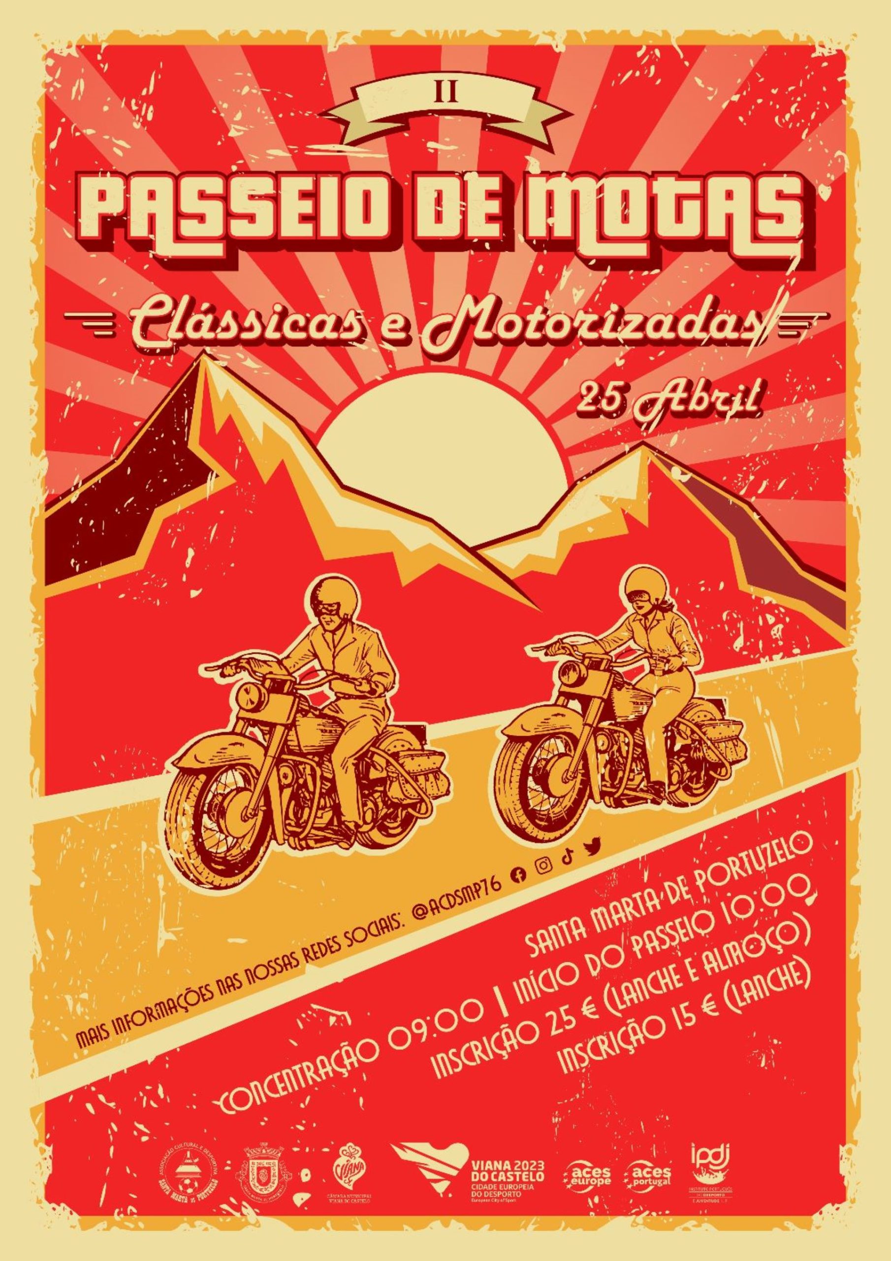 II Passeio de Motas Clássicas e Motorizadas