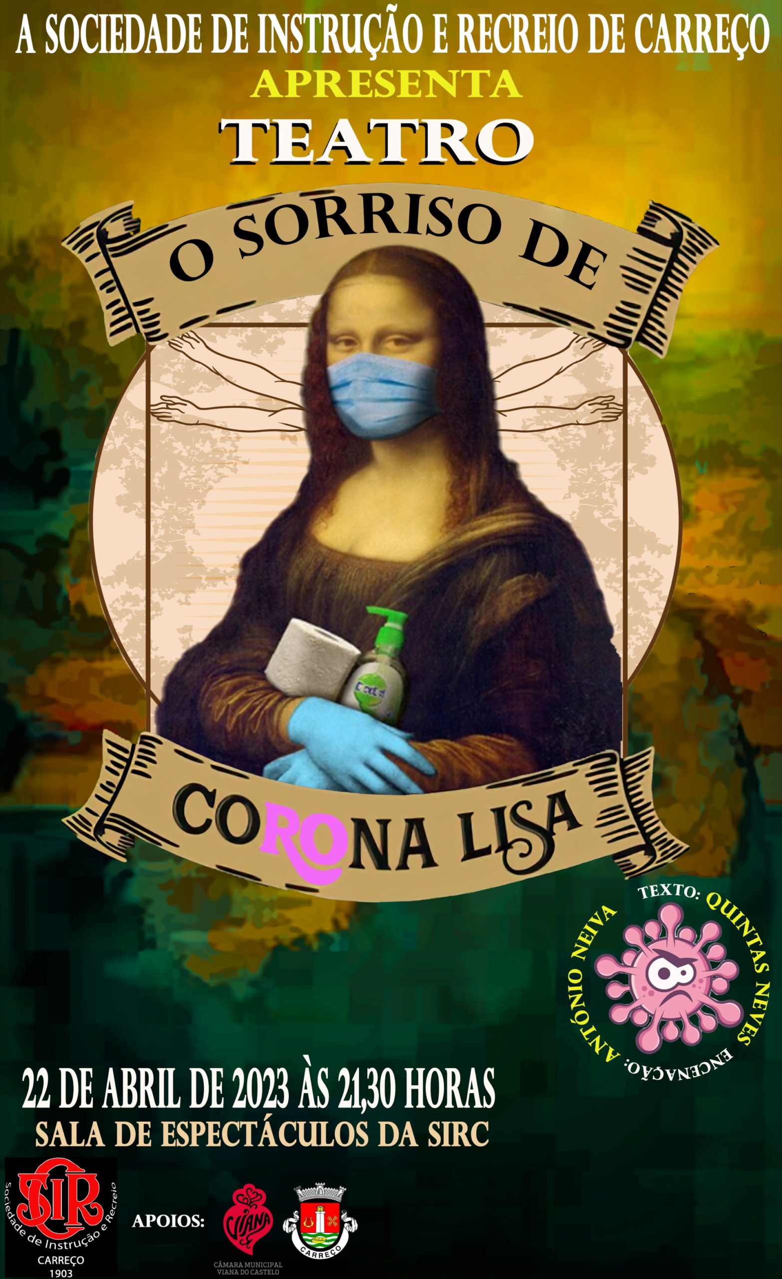 O sorriso de Corona Lisa! – Teatro
